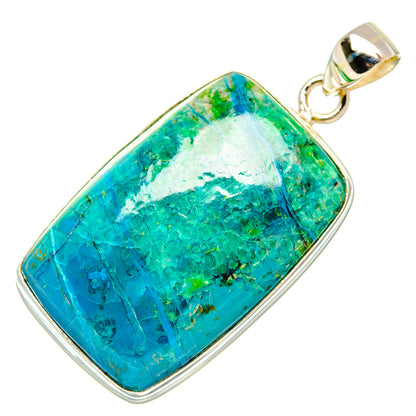 Chrysocolla Pendants handcrafted by Ana Silver Co - PD32820 - Photo 2