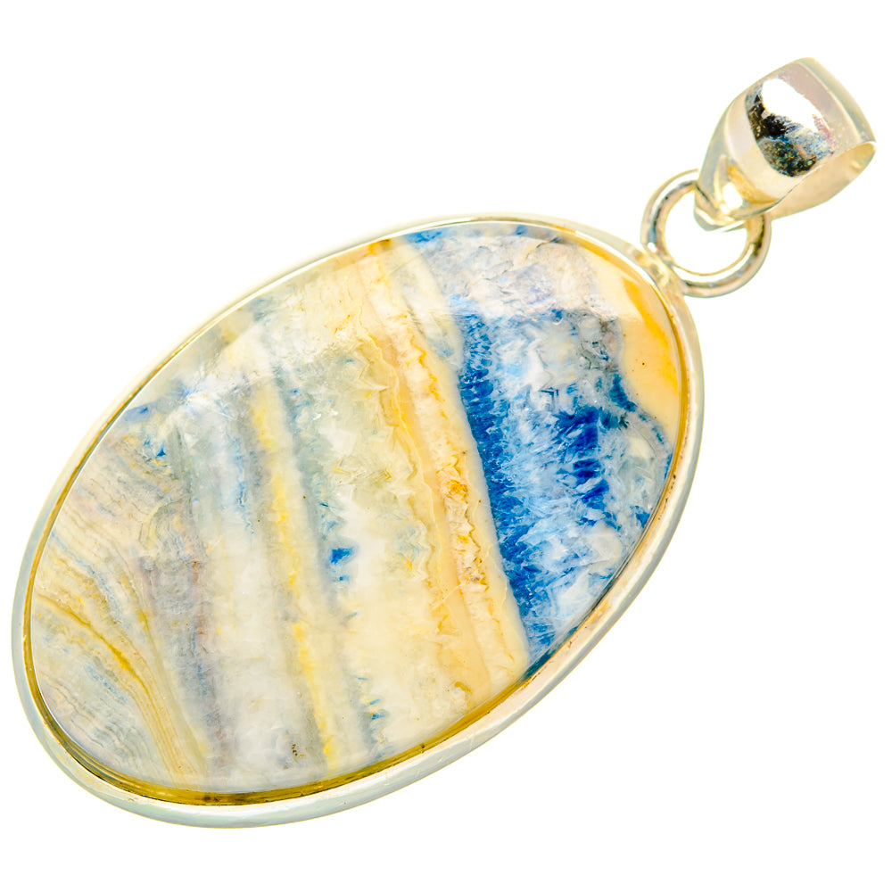 Blue Scheelite Pendants handcrafted by Ana Silver Co - PD32824 - Photo 2