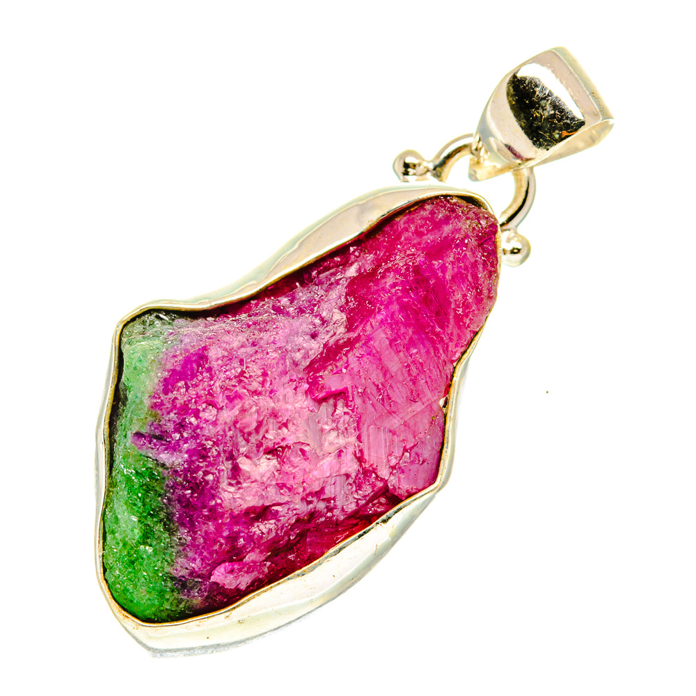 Ruby Zoisite Pendants handcrafted by Ana Silver Co - PD3283