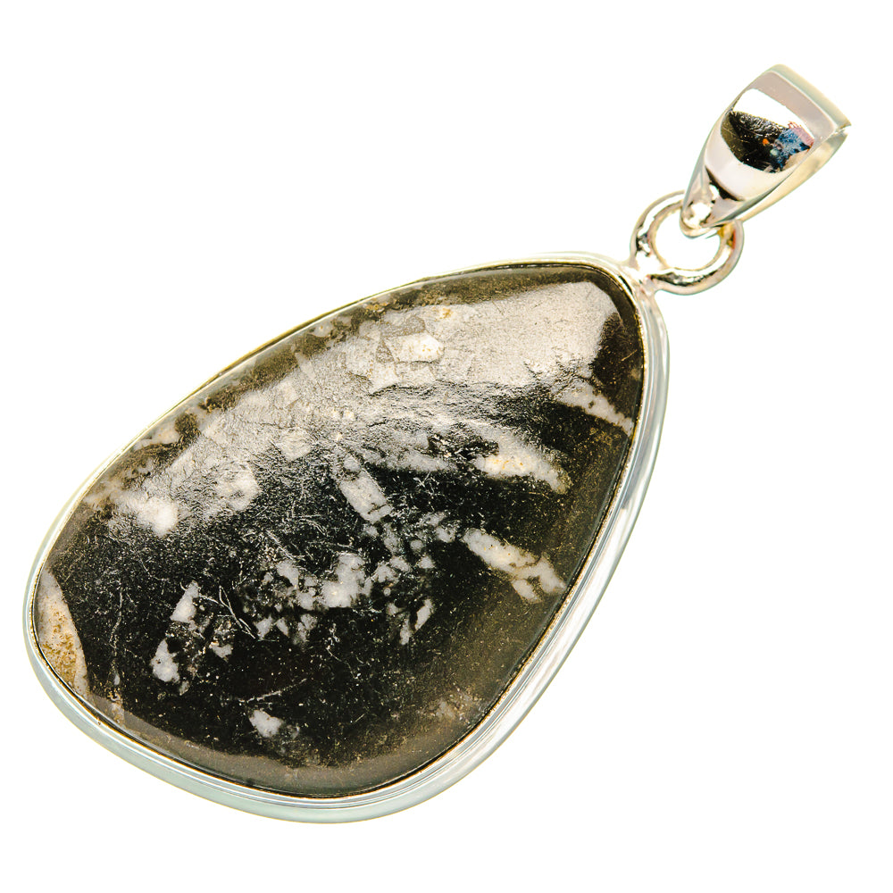 Chrysanthemum Stone Pendants handcrafted by Ana Silver Co - PD32845 - Photo 2