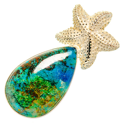 Chrysocolla Pendants handcrafted by Ana Silver Co - PD32847 - Photo 2