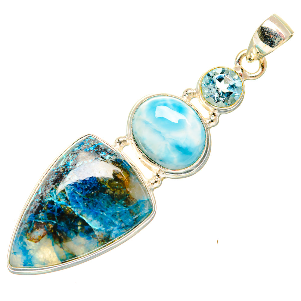 Shattuckite Pendants handcrafted by Ana Silver Co - PD32850 - Photo 2