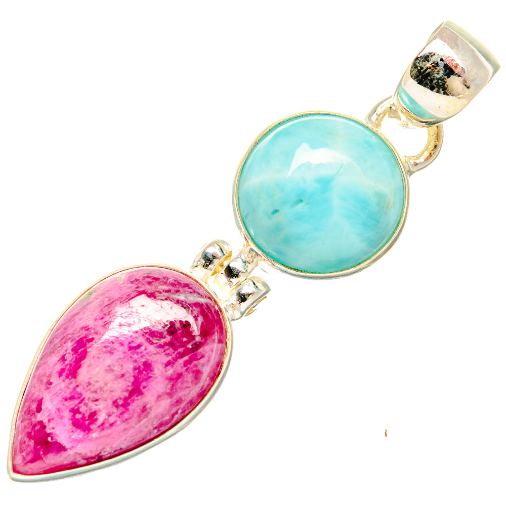 Ruby Pendants handcrafted by Ana Silver Co - PD32863 - Photo 2
