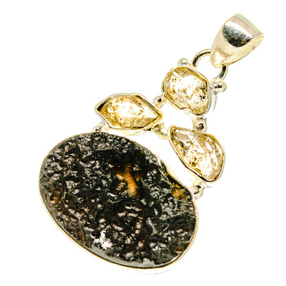 Tektite Pendants handcrafted by Ana Silver Co - PD3289