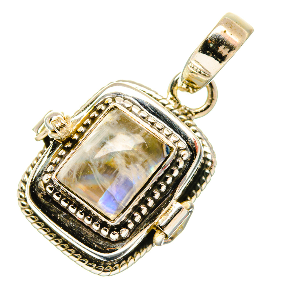 Rainbow Moonstone Pendants handcrafted by Ana Silver Co - PD32917 - Photo 2