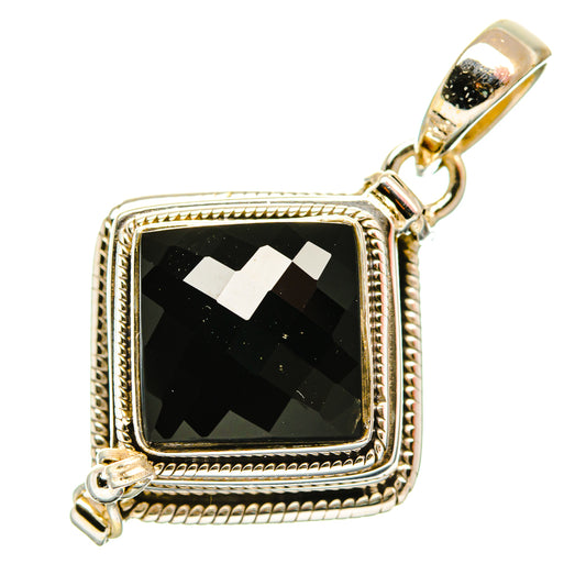 Black Onyx Pendants handcrafted by Ana Silver Co - PD32919 - Photo 2