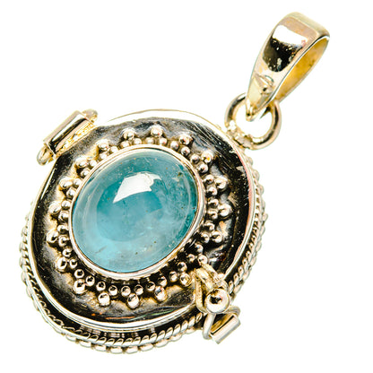 Aquamarine Pendants handcrafted by Ana Silver Co - PD32931 - Photo 2