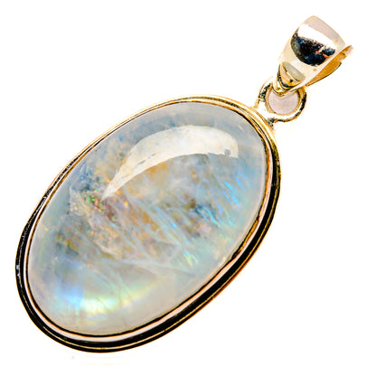 Rainbow Moonstone Pendants handcrafted by Ana Silver Co - PD32944 - Photo 2