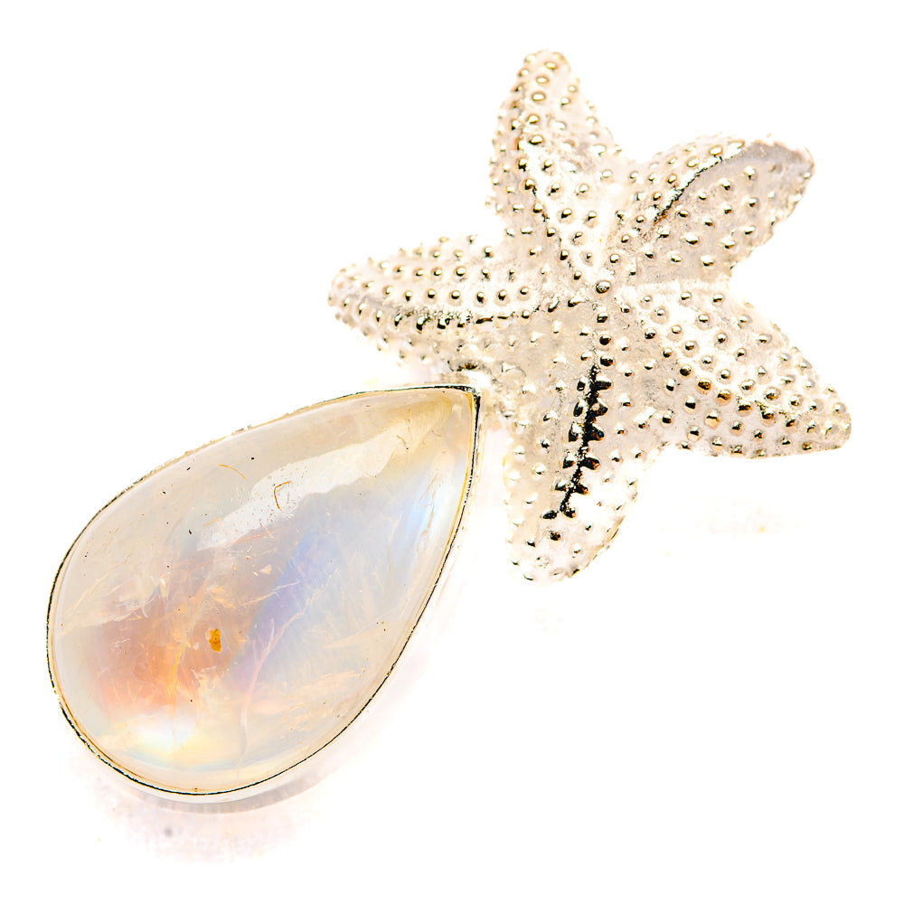 Rainbow Moonstone Pendants handcrafted by Ana Silver Co - PD32950 - Photo 2