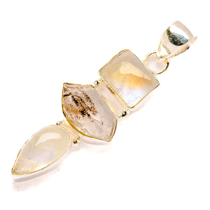 Rainbow Moonstone Pendants handcrafted by Ana Silver Co - PD32956 - Photo 2