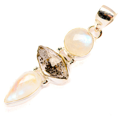 Herkimer Diamond Pendants handcrafted by Ana Silver Co - PD32964 - Photo 2