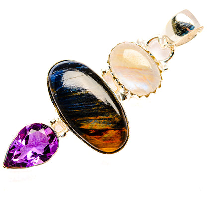 Pietersite Pendants handcrafted by Ana Silver Co - PD32971 - Photo 2