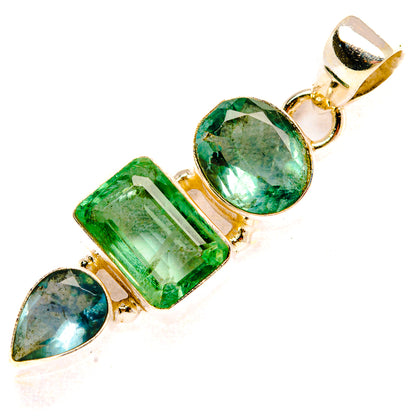 Green Fluorite Pendants handcrafted by Ana Silver Co - PD32972 - Photo 2