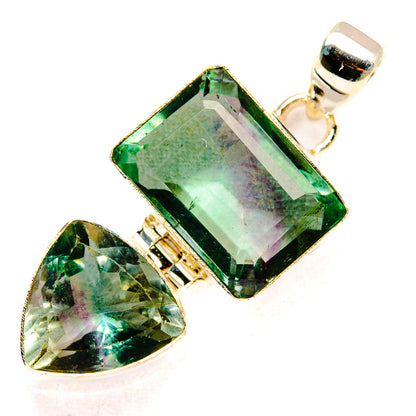 Green Fluorite Pendants handcrafted by Ana Silver Co - PD32975 - Photo 2