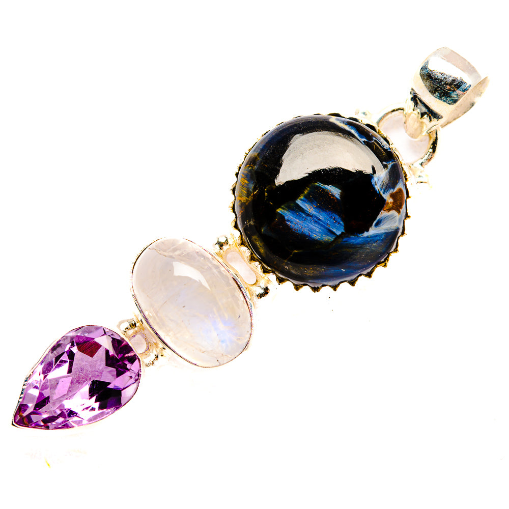 Pietersite Pendants handcrafted by Ana Silver Co - PD32976 - Photo 2