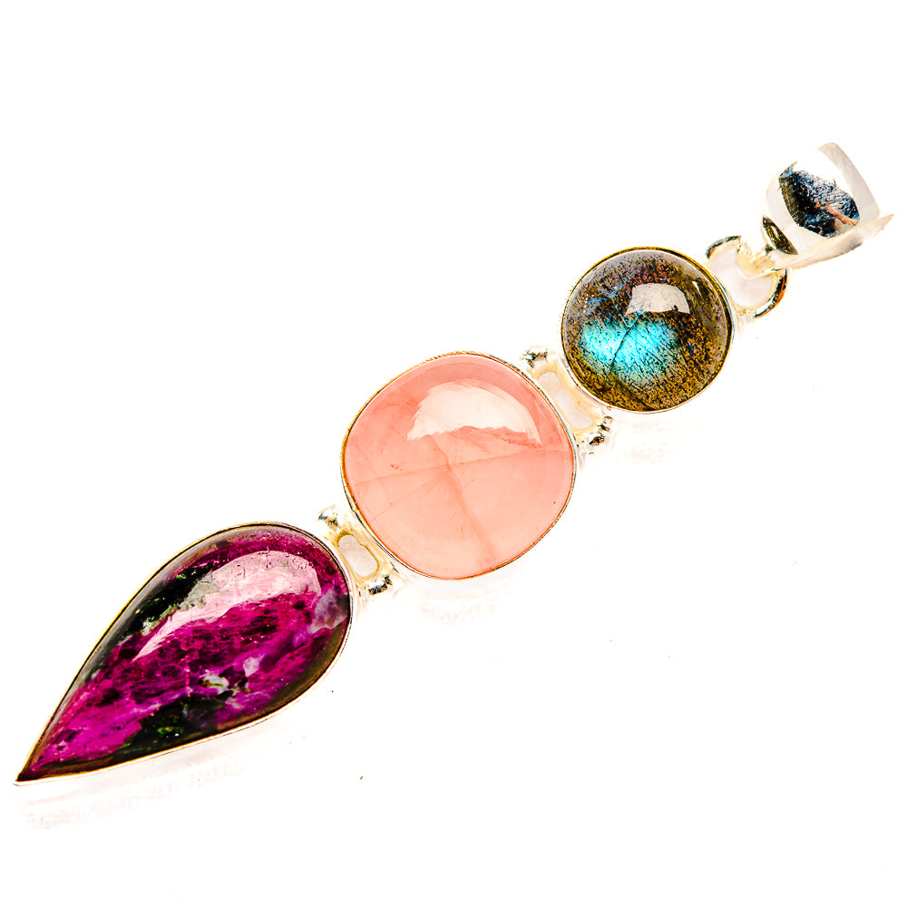 Russian Eudialyte Pendants handcrafted by Ana Silver Co - PD32988 - Photo 2