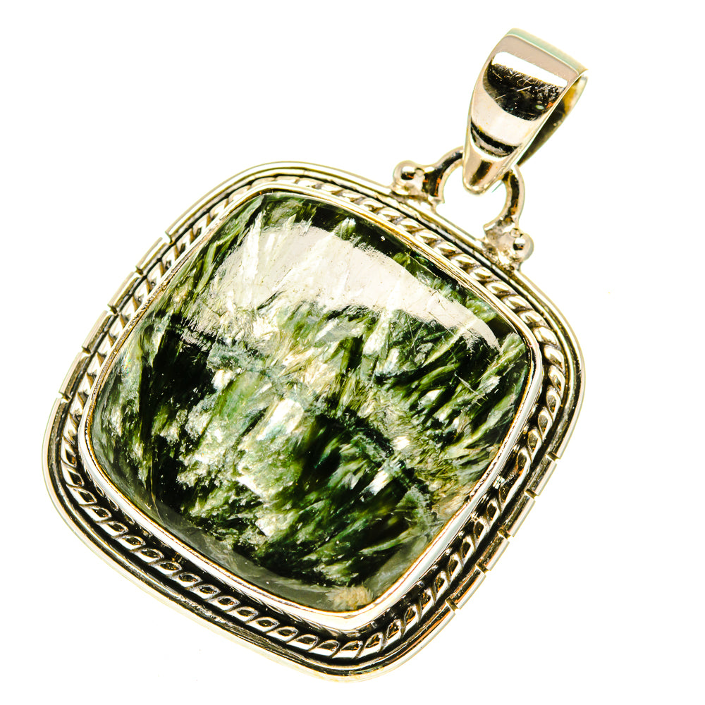 Seraphinite Pendants handcrafted by Ana Silver Co - PD3301