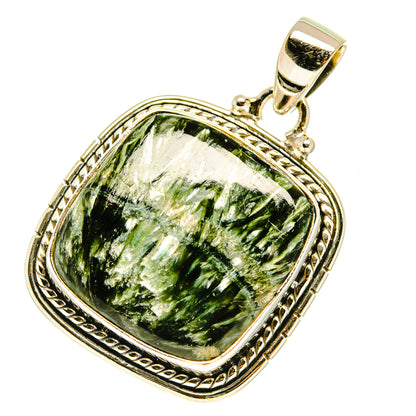 Seraphinite Pendants handcrafted by Ana Silver Co - PD3301