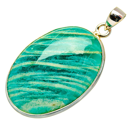 Amazonite Pendants handcrafted by Ana Silver Co - PD33017 - Photo 2
