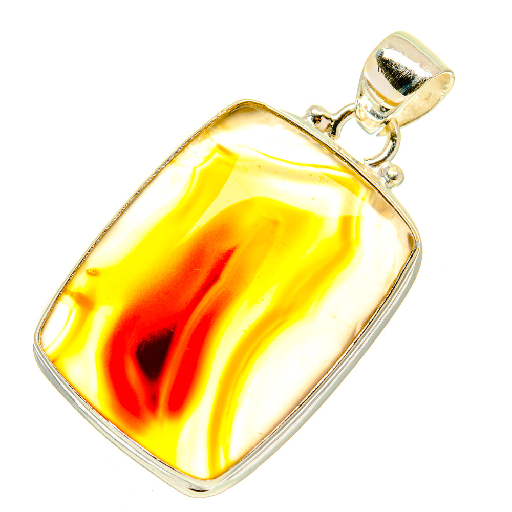 Botswana Agate Pendants handcrafted by Ana Silver Co - PD3303