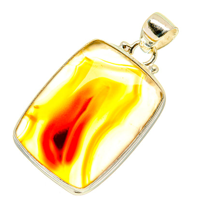 Botswana Agate Pendants handcrafted by Ana Silver Co - PD3303