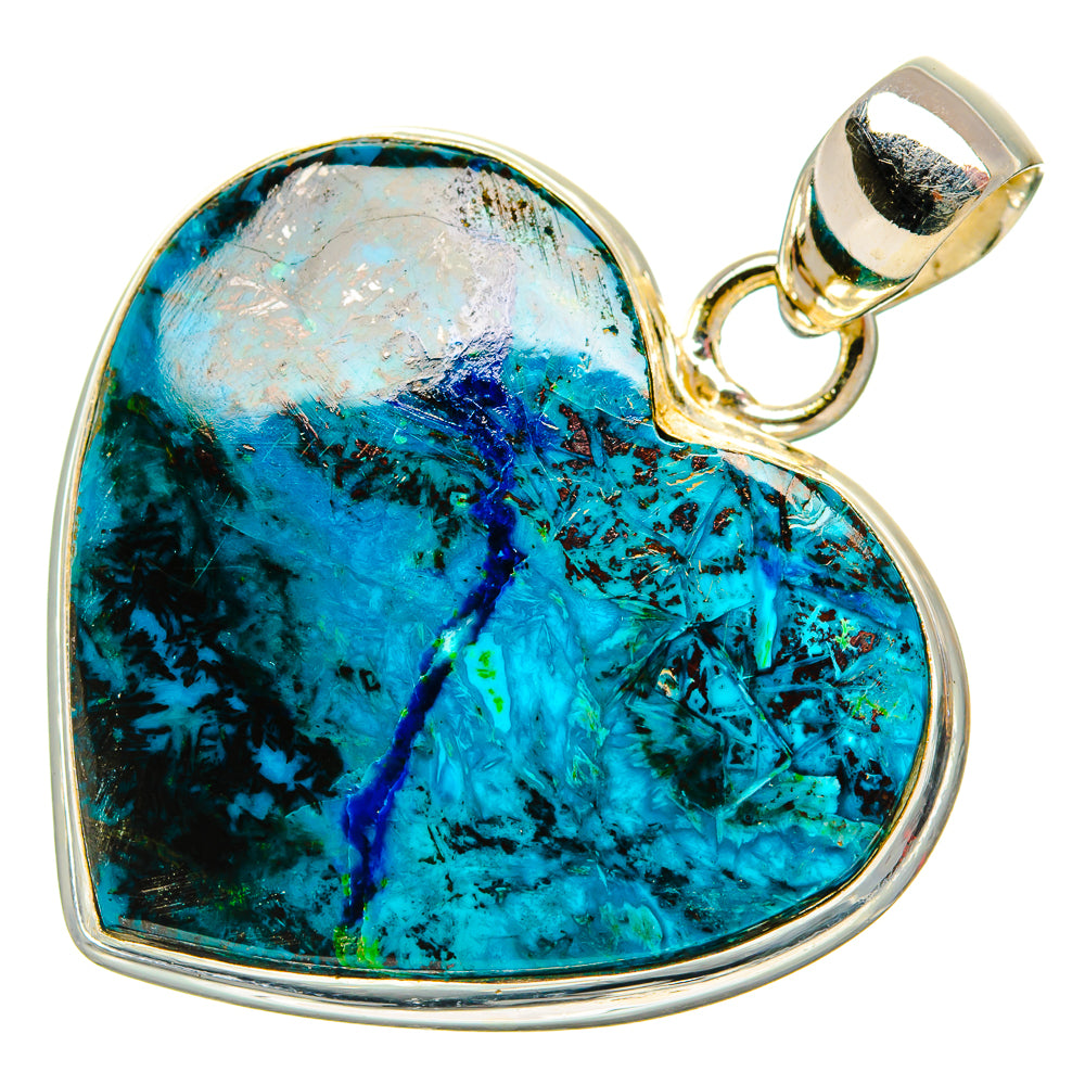 Shattuckite Pendants handcrafted by Ana Silver Co - PD33046 - Photo 2