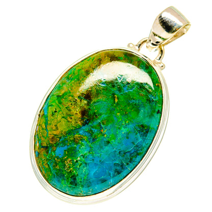 Chrysocolla Pendants handcrafted by Ana Silver Co - PD3305