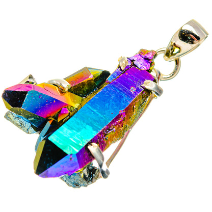 Titanium Sunshine Druzy Pendants handcrafted by Ana Silver Co - PD33059 - Photo 2
