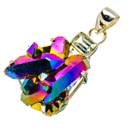 Titanium Sunshine Druzy Pendants handcrafted by Ana Silver Co - PD33063 - Photo 2