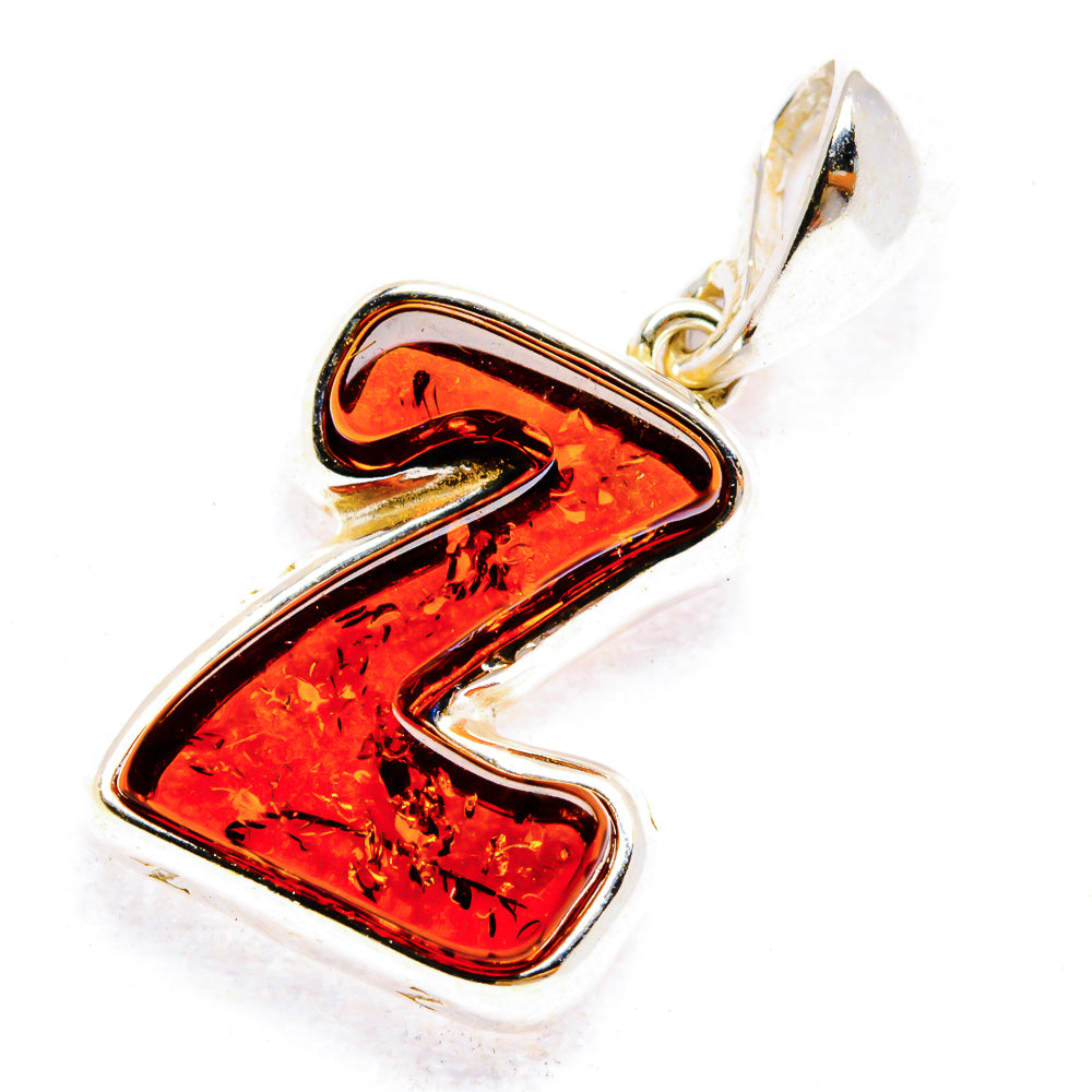Baltic Amber Z Pendants handcrafted by Ana Silver Co - PD33111 - Photo 2