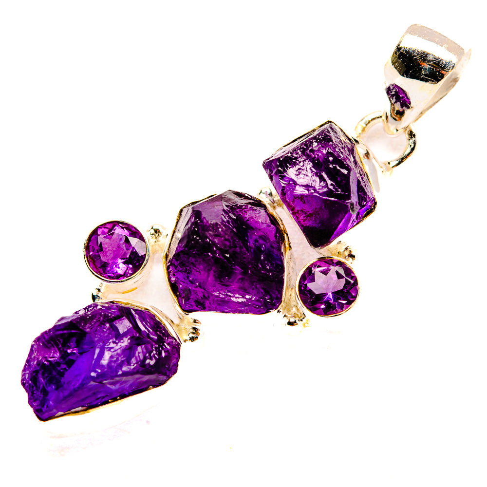 Amethyst Pendants handcrafted by Ana Silver Co - PD33118 - Photo 2