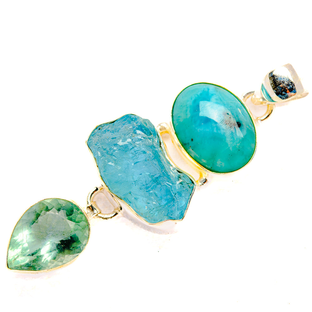 Larimar Pendants handcrafted by Ana Silver Co - PD33137 - Photo 2