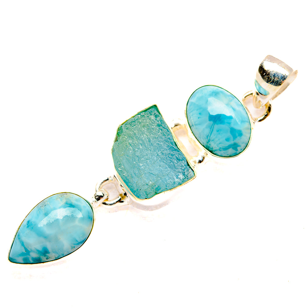 Larimar Pendants handcrafted by Ana Silver Co - PD33141 - Photo 2