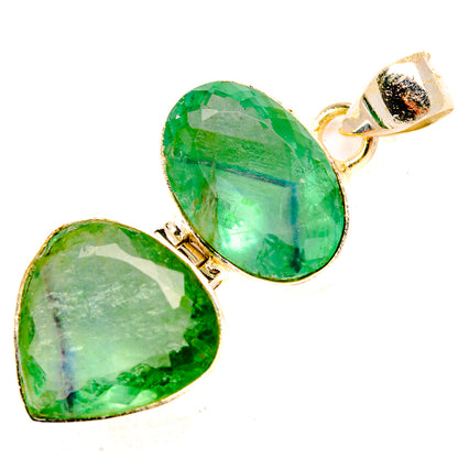 Green Fluorite Pendants handcrafted by Ana Silver Co - PD33150 - Photo 2