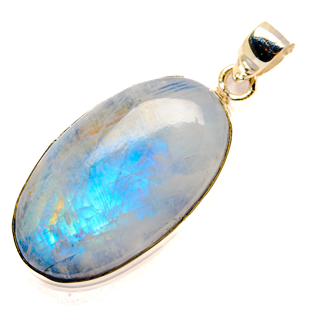 Rainbow Moonstone Pendants handcrafted by Ana Silver Co - PD33179 - Photo 2