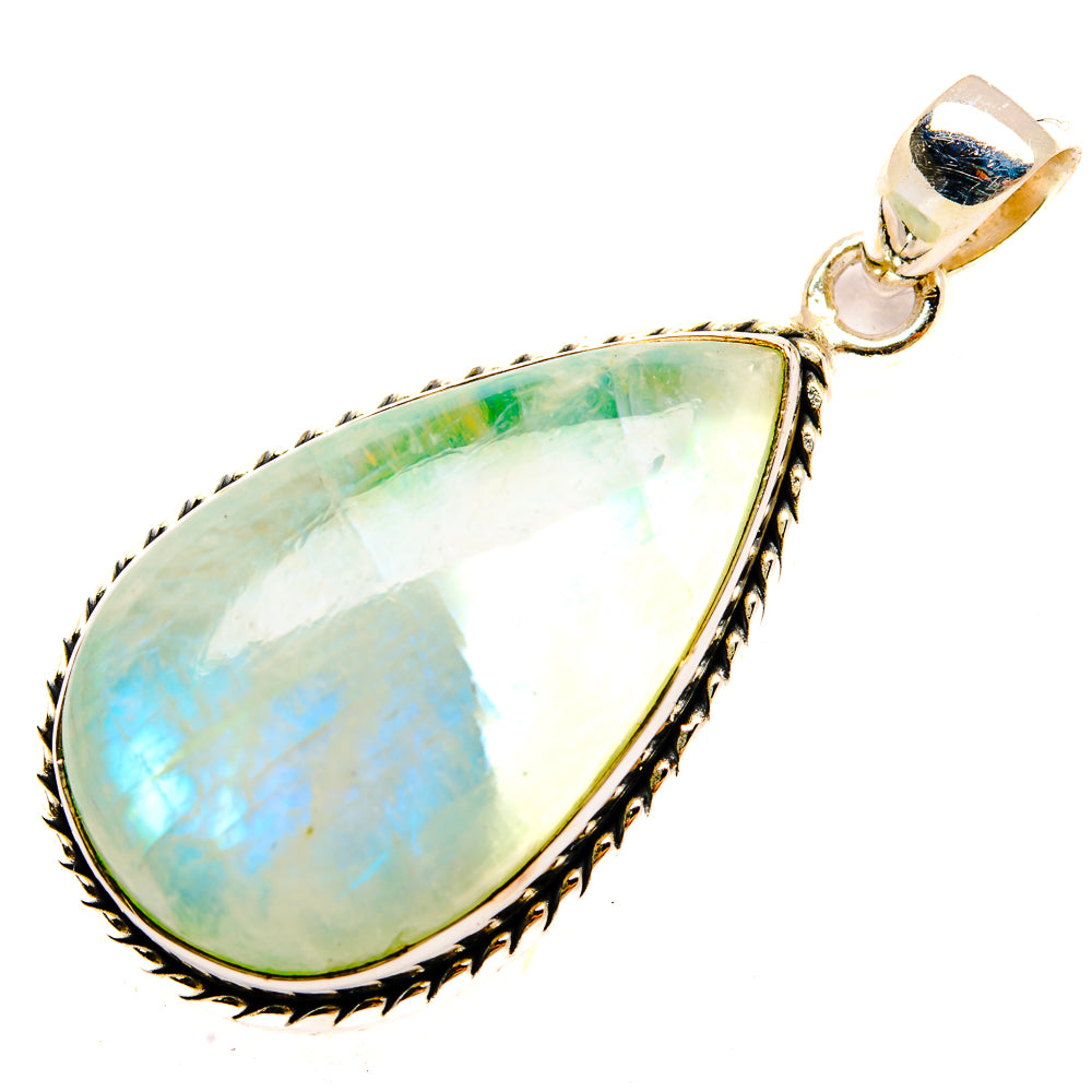 Green Moonstone Pendants handcrafted by Ana Silver Co - PD33183 - Photo 2