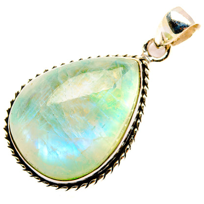 Green Moonstone Pendants handcrafted by Ana Silver Co - PD33185 - Photo 2