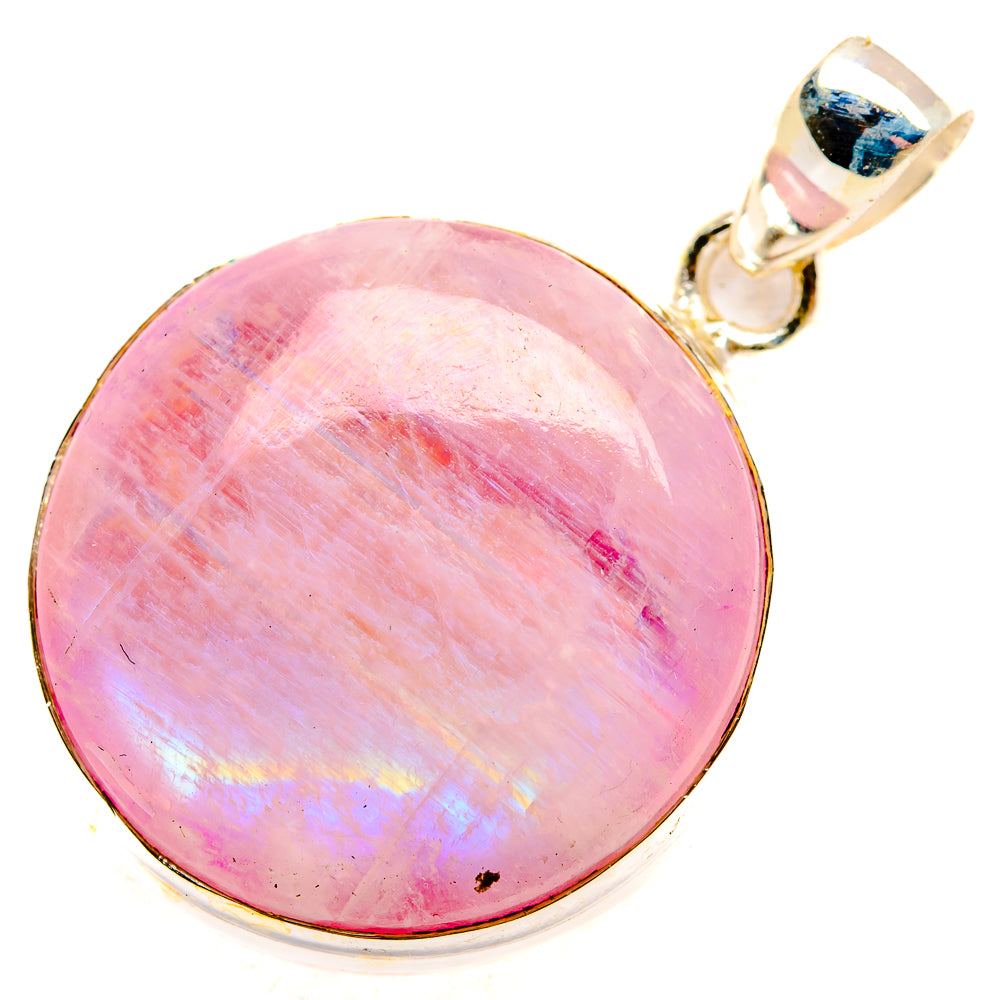 Pink Moonstone Pendants handcrafted by Ana Silver Co - PD33186 - Photo 2