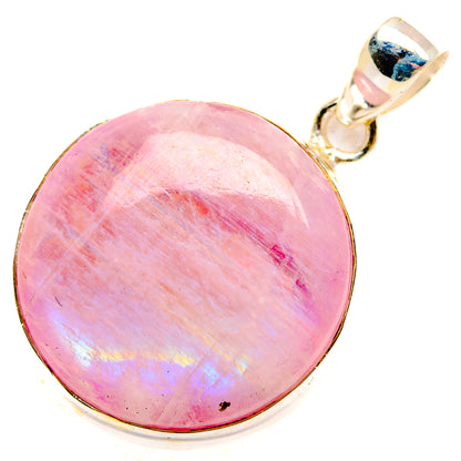 Pink Moonstone Pendants handcrafted by Ana Silver Co - PD33186 - Photo 2