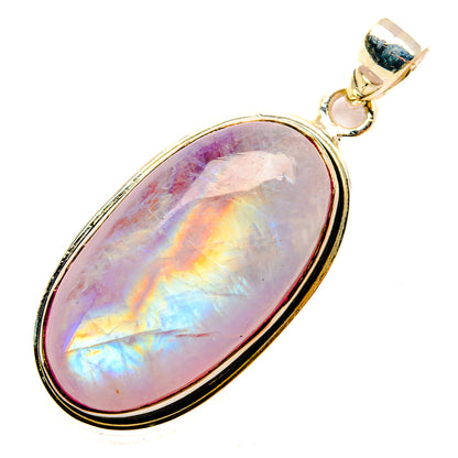 Pink Moonstone Pendants handcrafted by Ana Silver Co - PD33189 - Photo 2