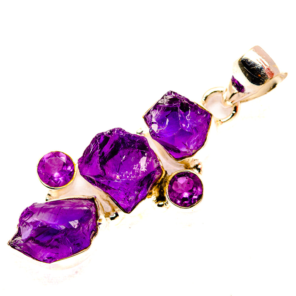 Amethyst Pendants handcrafted by Ana Silver Co - PD33218 - Photo 2