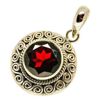 Garnet Pendants handcrafted by Ana Silver Co - PD3324