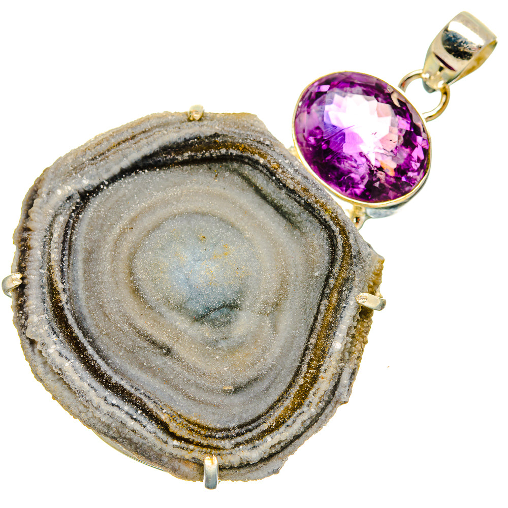 Desert Druzy Pendants handcrafted by Ana Silver Co - PD33248 - Photo 2