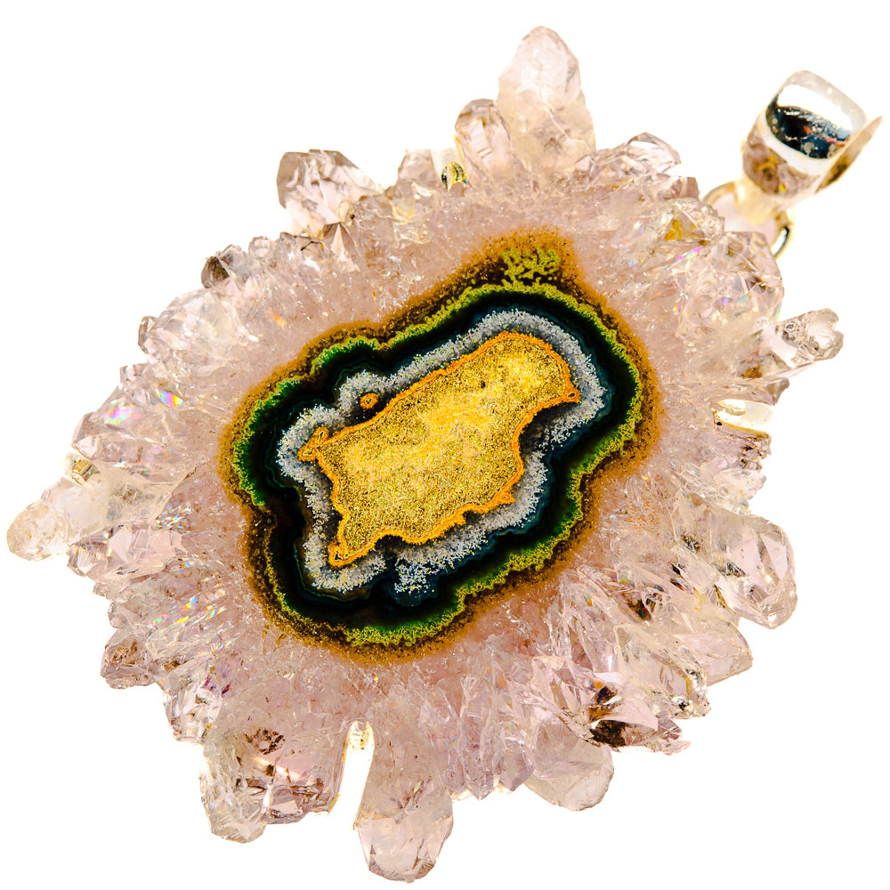 Amethyst Stalactite Pendants handcrafted by Ana Silver Co - PD33249 - Photo 2