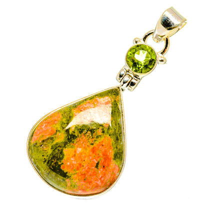 Unakite Pendants handcrafted by Ana Silver Co - PD3325