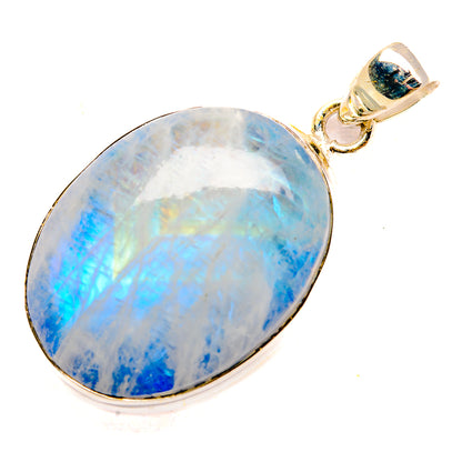 Rainbow Moonstone Pendants handcrafted by Ana Silver Co - PD33259 - Photo 2