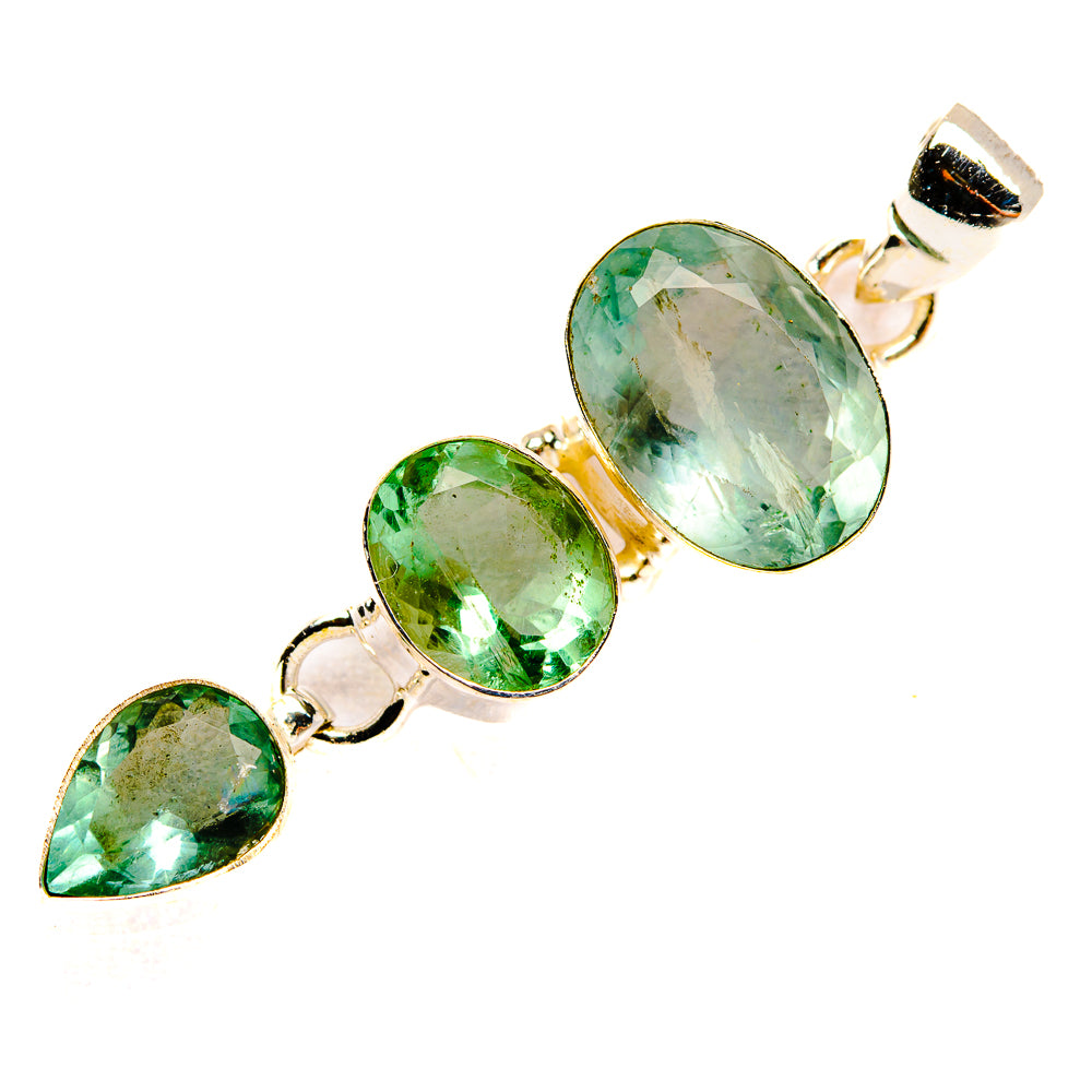 Green Fluorite Pendants handcrafted by Ana Silver Co - PD33272 - Photo 2