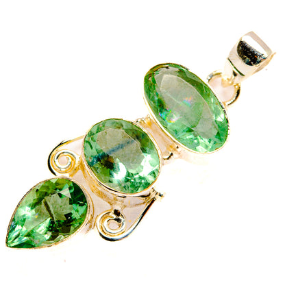 Green Fluorite Pendants handcrafted by Ana Silver Co - PD33288 - Photo 2