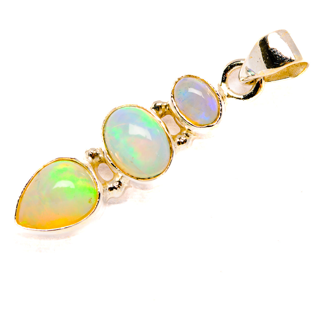 Ethiopian Opal Pendants handcrafted by Ana Silver Co - PD33289 - Photo 2