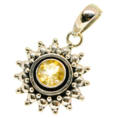 Citrine Pendants handcrafted by Ana Silver Co - PD3329